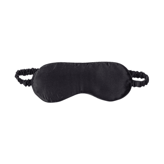Luxury Mulberry Silk Eye Mask for Deep, Restful Sleep - Black